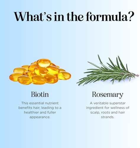 Shampoo for Thinning Hair and Hair Loss - Volumizing Biotin Shampoo for Hair Growth with Rosemary Argan Oil and Evening Primrose Oil - (236 ml (Pack of 1)) (273 mL)