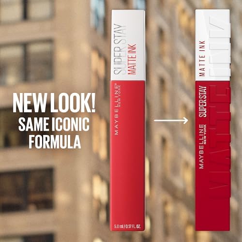 Maybelline New York SuperStay Matte Ink Liquid Lipstick, Romantic, 0.17 fl. oz. 1 Count