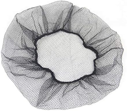 QIAN SOU Disposable Hair Nets Durable Nylon Caps Breathable Honeycomb 24" (100)