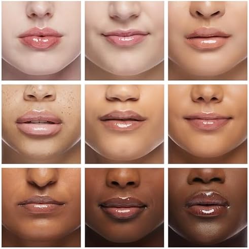 KISSIO Lip Plumper,Natural Lip Plumper for Day Use,Lip Plumping Gloss Make Lips Fuller and Moisturizing 5.5ml,Lip Mask,Hydrating & Reduce Fine Lines,Beautiful Fuller