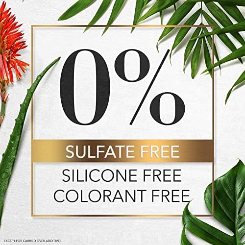 Herbal Essences Hair Strengthening Sulfate Free Potent Aloe Vera + Bamboo Natural Shampoo for Dry Hair and Hair Hydrate, 400mL