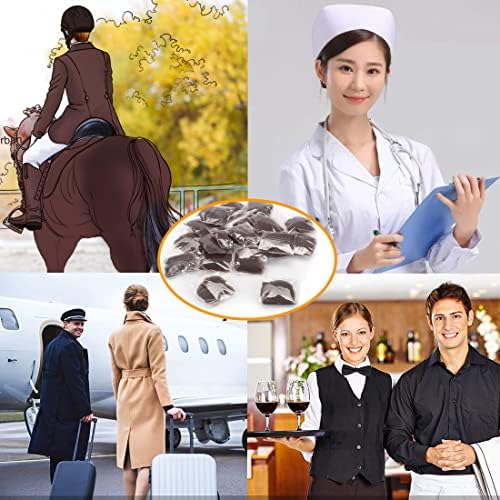 Polly Online 20 Pcs Hair Nets for Women Bun,Invisible Hair Nets Elastic Edge Mesh (Coffee)