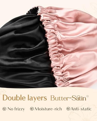 YANIBEST Satin Bonnet Silk Bonnet Hair Bonnet for Sleeping Hair Bonnets for Women Curly Natural Hair