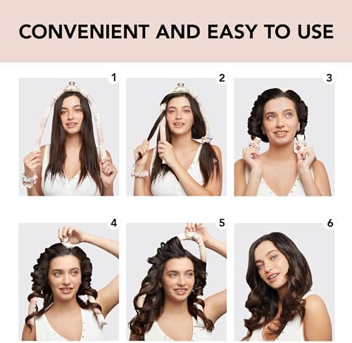 Kitsch Satin Heatless Curling Set - Hair Rollers for Heatless Curls | Heatless Hair Curlers & Hot Rollers