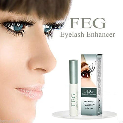 FEG Eyelash Enhancer Eye Lash Rapid Growth Serum Liquid 100% Original 3ml