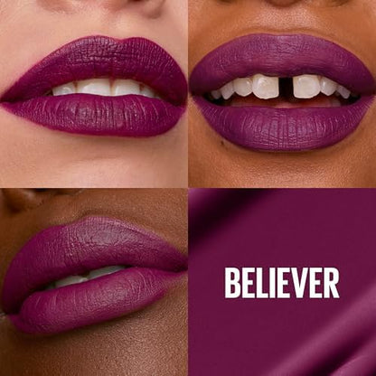 Maybelline Superstay Matte Ink Liquid Lipstick - 40 Believer for Women 0.17 oz Lipstick