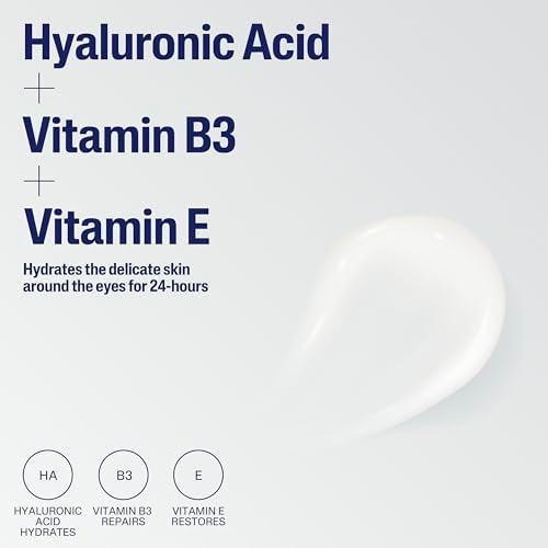Cetaphil Hydrating Eye Gel Cream, 0.5 Oz, Packaging may Vary