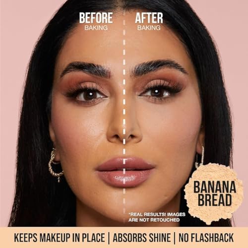 Huda Beauty Easy Bake Loose Powder Foundation 20 g, Banana Bread