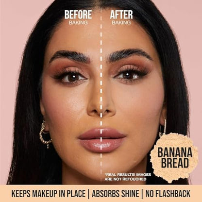 Huda Beauty Easy Bake Loose Powder Foundation 20 g, Banana Bread