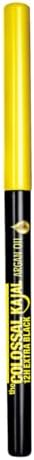 Maybelline New York Colossal Eyeliner with Argan Oil, Matte, Black, Pencil