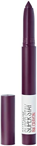 Maybelline SuperStay Ink Crayon Matte Longwear Lipstick With Built-in Sharpener, Forget The Rules, 0.04 Ounce