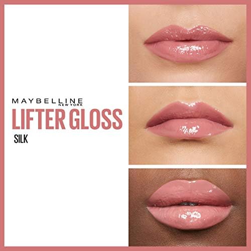 Maybelline New York Plumping & Hydrating Lip Gloss with Hyaluronic Acid, 5.4ml - Shade: 004 (Silk)