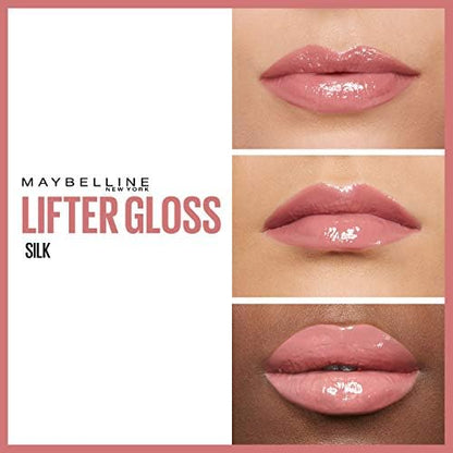 Maybelline New York Plumping & Hydrating Lip Gloss with Hyaluronic Acid, 5.4ml - Shade: 004 (Silk)