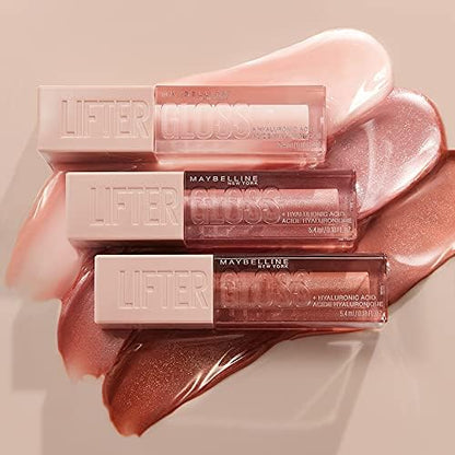 Maybelline New York Plumping & Hydrating Lip Gloss with Hyaluronic Acid, 5.4ml - Shade: 004 (Silk)