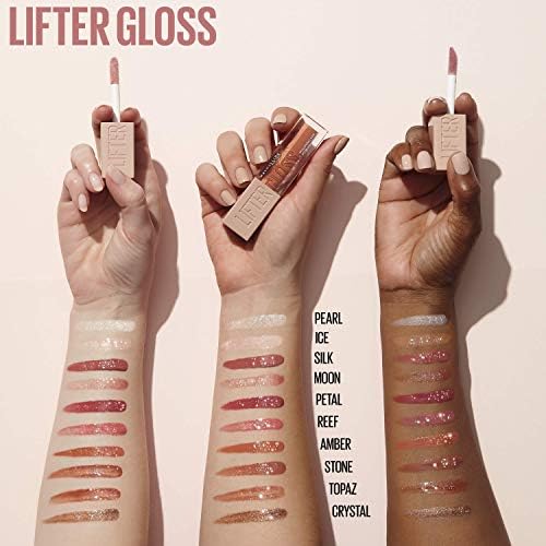 Maybelline New York Plumping & Hydrating Lip Gloss with Hyaluronic Acid, 5.4ml - Shade: 004 (Silk)