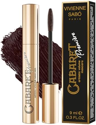 Vivienne Sabó Paris - Classic Everyday Mascara Cabaret Premiere, Cruelty Free, Brown, Made in Europe