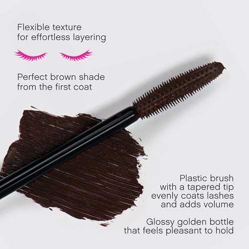Vivienne Sabó Paris - Classic Everyday Mascara Cabaret Premiere, Cruelty Free, Brown, Made in Europe