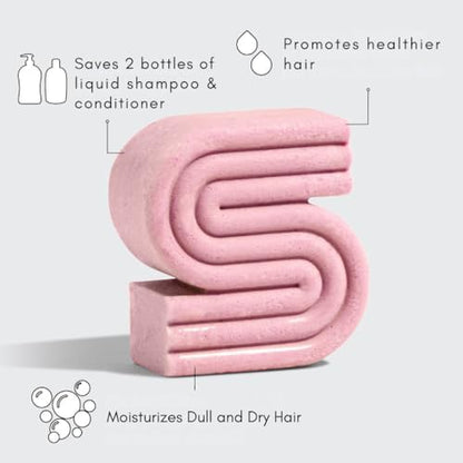 Kitsch Hair Growth Castor Oil Nourishing Shampoo Bar | Bottle-free Eco-friendly | Shampoo Hydrates & Moisturizes Dull and Dry Hair