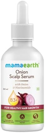MAMAEARTH Onion Scalp Serum for Healthy Hair Growth, 50 ml