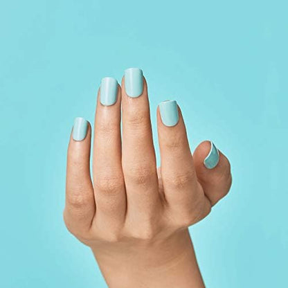 Kiss Impress Color Press-On Manicure, Gel Nail Kit, Purefit Technology, Pre-Glued, “Mint To Be”, Polish-Free Solid Colour Mani, Includes Prep Pad, Mini File, Cuticle Stick, And 30 Fake Nails
