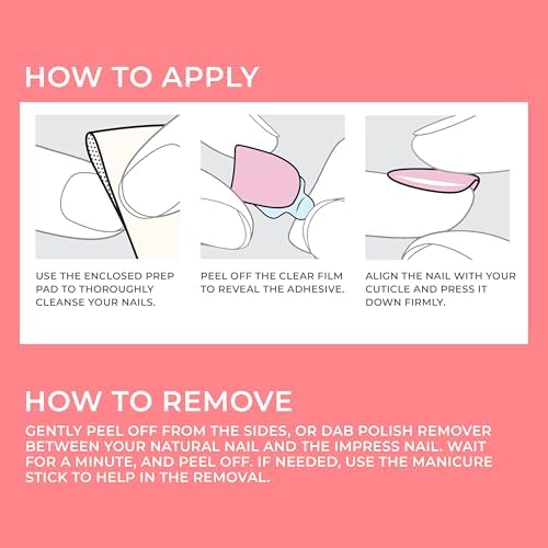 KISS imPRESS Press On Nails - Reddy or Not, Squoval Shape (Short) Kimc013C