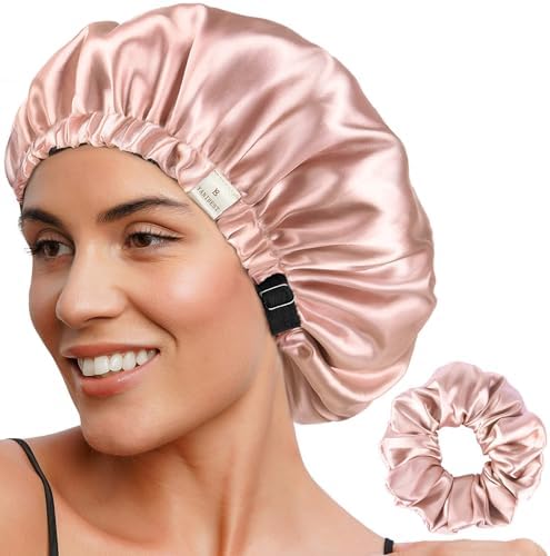 YANIBEST Satin Bonnet Silk Bonnet Hair Bonnet for Sleeping Hair Bonnets for Women Curly Natural Hair