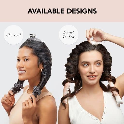 Kitsch Satin Heatless Curling Set - Hair Rollers for Heatless Curls | Heatless Hair Curlers & Hot Rollers