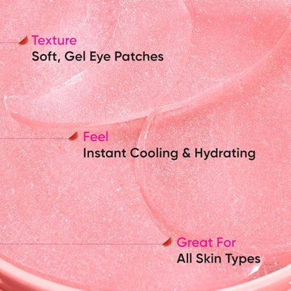 Dot & Key Watermelon Cooling Hydrogel Eye Patches | With Hyaluronic & Niacinamide