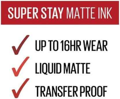 Maybelline New York - SuperStay Matte Ink Lipstick Set 3 PIECES SET (AMAZONIAN, LOVER, SEDUCTRESS)