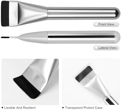 BEAUTYFACTOR Flat Foundation Brush,Korean Makeup Brush Spatula Facial Brush for Liquid Foundation