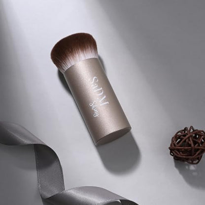 Kabuki Makeup Brush - Blender Brush for Powder, Cream, Liquid Foundation, Sunscreen, Blush Blending & Bronzer