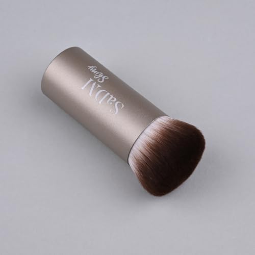 Kabuki Makeup Brush - Blender Brush for Powder, Cream, Liquid Foundation, Sunscreen, Blush Blending & Bronzer